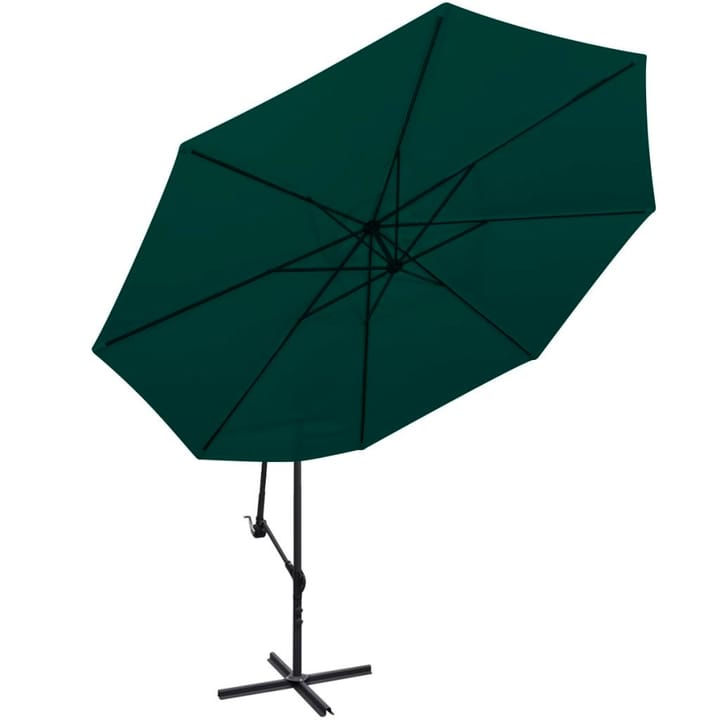 Ulokepalkki Päivänvarjo 3,5 m Vihreä - Vihreä - Riippuva aurinkovarjo
