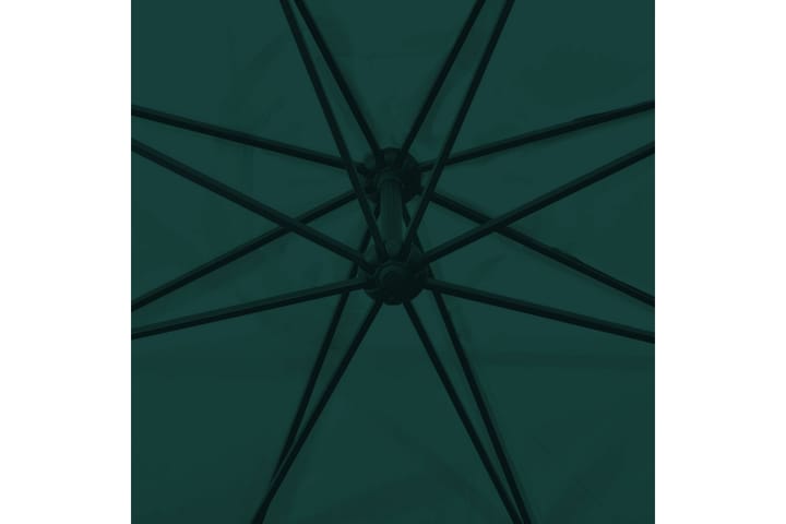 Ulokepalkki Päivänvarjo 3,5 m Vihreä - Vihreä - Riippuva aurinkovarjo