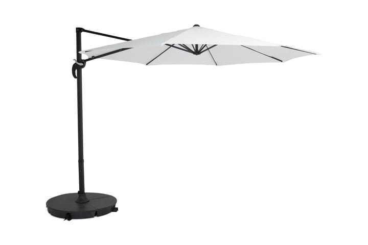 Aurinkovarjo Vienna 3 m - Valkoinen/Musta - Aurinkovarjo