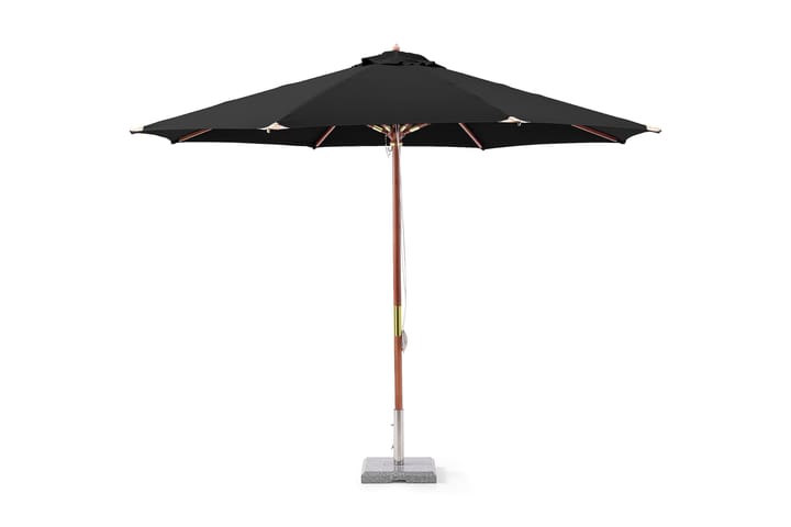 Aurinkovarjo puurungolla - musta - Aurinkovarjo
