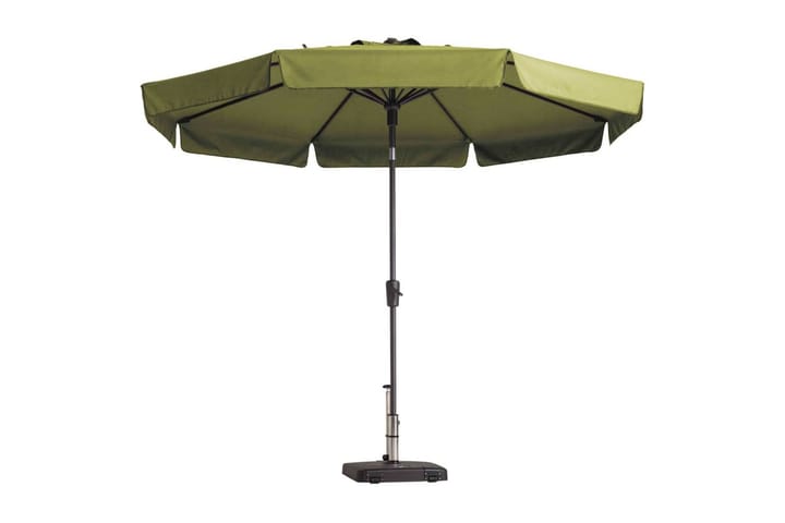 Madison Päivänvarjo Flores 300 cm pyöreä salvianvihreä - Vihreä - Aurinkovarjo