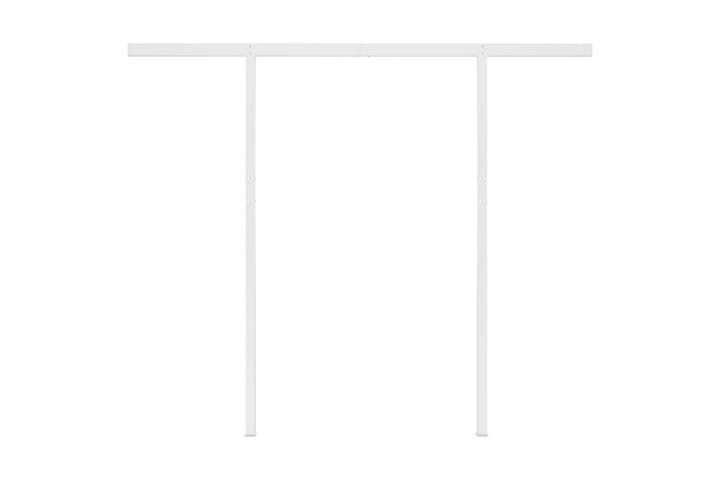 Automaattisesti kelautuva markiisi tolpilla 3,5x2,5m - Keltainen - Terassimarkiisi - Markiisi
 - Parvekemarkiisi - Ikkunatarvikkeet