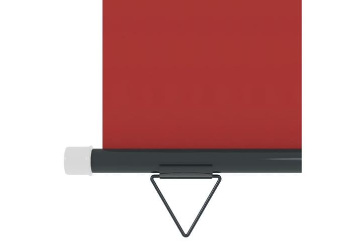 Parvekkeen sivumarkiisi 117x250 cm punainen - Punainen - Ikkunatarvikkeet - Ikkunamarkiisi - Markiisi