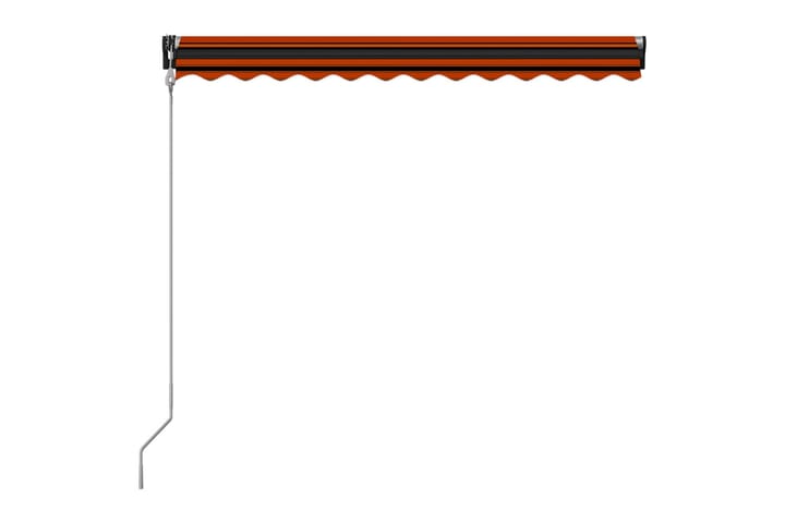 Sisäänkelattava markiisi 300x250 cm oranssi ja ruskea - Terassimarkiisi - Markiisi
 - Parvekemarkiisi - Ikkunatarvikkeet