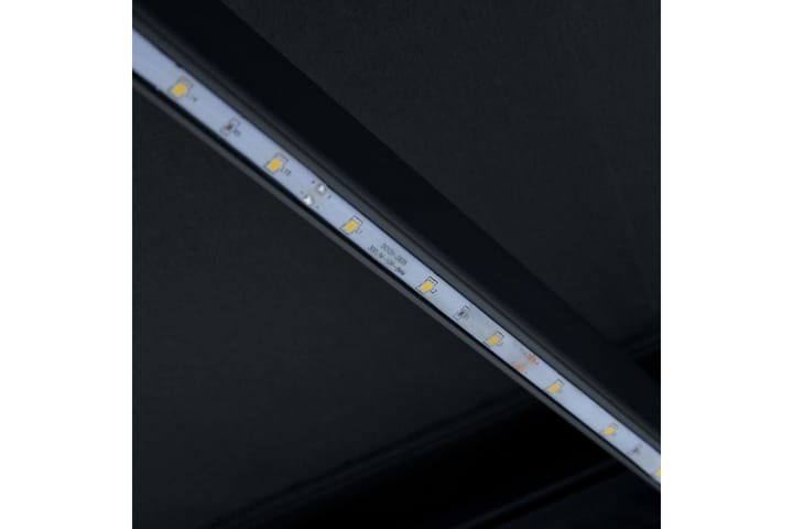 Sisäänkelattava markiisi LED-valoilla 450x300 cm antrasiitti - Harmaa - Terassimarkiisi - Markiisi
 - Parvekemarkiisi - Ikkunatarvikkeet