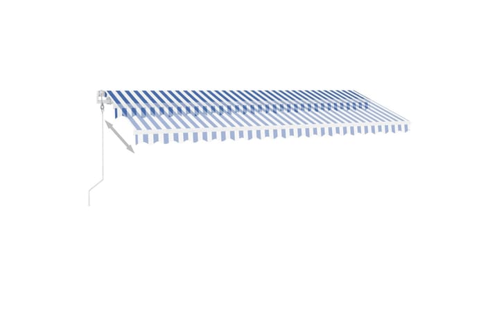 Sisäänkelattava markiisi LED/tuulisensori 500x300 cm - Sininen - Terassimarkiisi - Markiisi
 - Parvekemarkiisi - Ikkunatarvikkeet