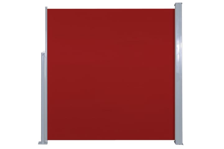Sisäänvedettävä sivumarkiisi 140 x 300 cm punainen - Punainen - Parvekemarkiisi - Markiisi
 - Sivumarkiisi - Ikkunatarvikkeet