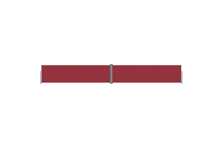 Sisäänvedettävä sivumarkiisi 140x1000 cm punainen - Punainen - Parvekemarkiisi - Markiisi
 - Sivumarkiisi - Ikkunatarvikkeet