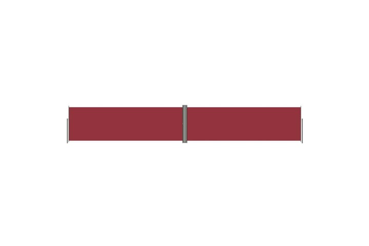 Sisäänvedettävä sivumarkiisi 160x1000 cm punainen - Punainen - Parvekemarkiisi - Markiisi
 - Sivumarkiisi - Ikkunatarvikkeet