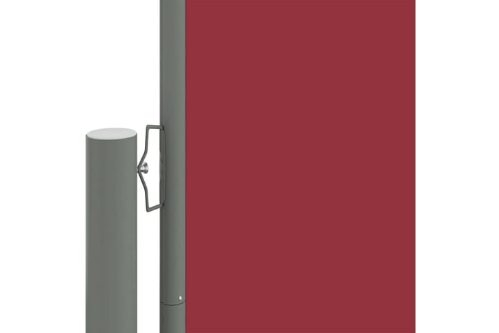 Sisäänvedettävä sivumarkiisi punainen 200x600 cm - Punainen - Parvekemarkiisi - Markiisi
 - Sivumarkiisi - Ikkunatarvikkeet