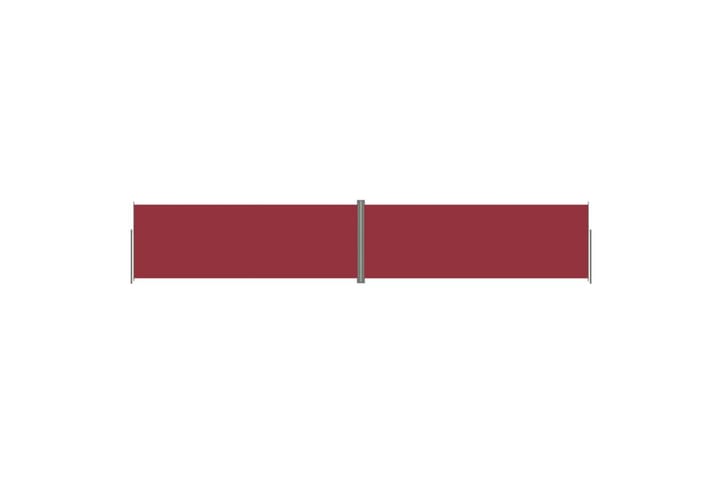 Sisäänvedettävä sivumarkiisi punainen 220x1200 cm - Punainen - Parvekemarkiisi - Markiisi
 - Sivumarkiisi - Ikkunatarvikkeet