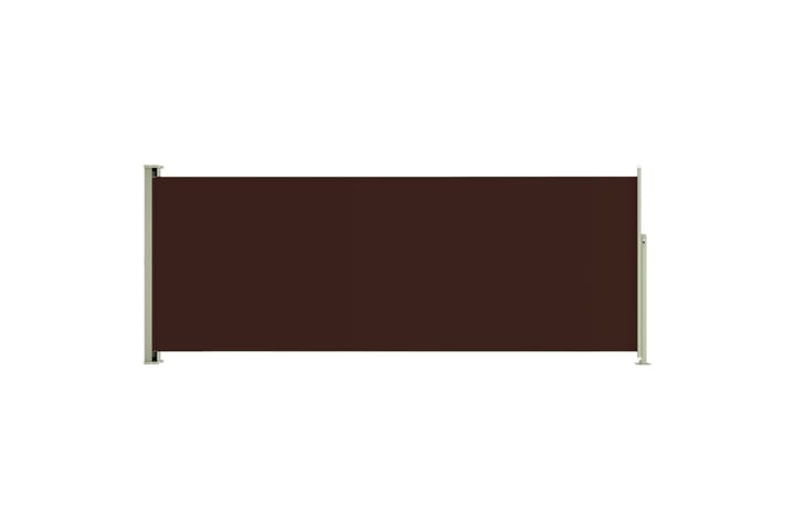 Sisäänvedettävä terassin sivumarkiisi 117x300 cm ruskea - Ruskea - Parvekemarkiisi - Markiisi
 - Sivumarkiisi - Ikkunatarvikkeet