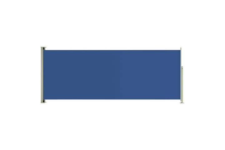 Sisäänvedettävä terassin sivumarkiisi 117x300 cm sininen - Sininen - Parvekemarkiisi - Markiisi
 - Sivumarkiisi - Ikkunatarvikkeet