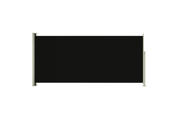 Sisäänvedettävä terassin sivumarkiisi 140x300 cm musta - Musta - Parvekemarkiisi - Markiisi
 - Sivumarkiisi - Ikkunatarvikkeet