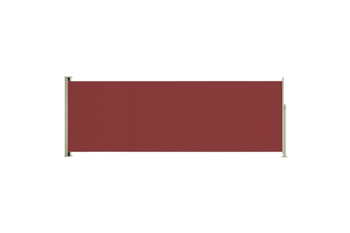 Sisäänvedettävä terassin sivumarkiisi 220x600 cm punainen - Punainen - Parvekemarkiisi - Markiisi
 - Sivumarkiisi - Ikkunatarvikkeet