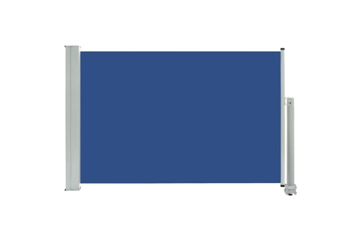Sisäänvedettävä terassin sivumarkiisi 60x300 cm sininen - Sininen - Parvekemarkiisi - Ikkunatarvikkeet - Sivumarkiisi - Markiisi