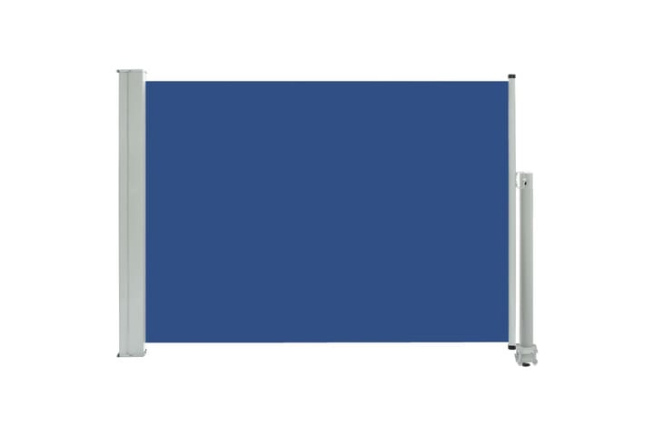 Sisäänvedettävä terassin sivumarkiisi 80x300 cm sininen - Sininen - Parvekemarkiisi - Markiisi
 - Sivumarkiisi - Ikkunatarvikkeet
