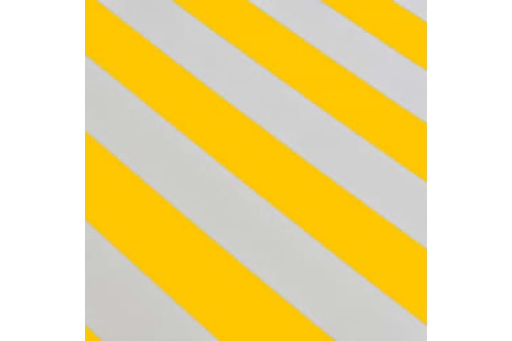 Taittuva käsikäyttöinen markiisi 600 cm keltainen/valkoinen - Keltainen - Terassimarkiisi - Markiisi
 - Parvekemarkiisi - Ikkunatarvikkeet