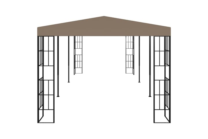 Huvimaja 6x3 m harmaanruskea - Taupe - Paviljonki - Kokonainen paviljonki