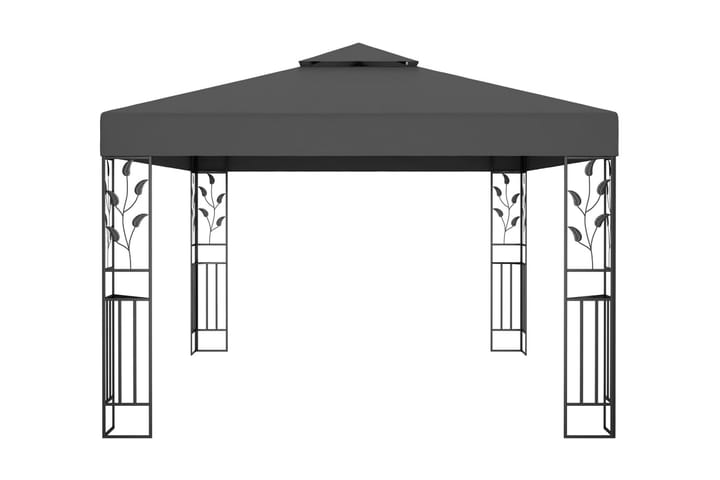 Huvimaja tuplakatolla 3x4 m antrasiitti - Antrasiitti - Paviljonki - Kokonainen paviljonki