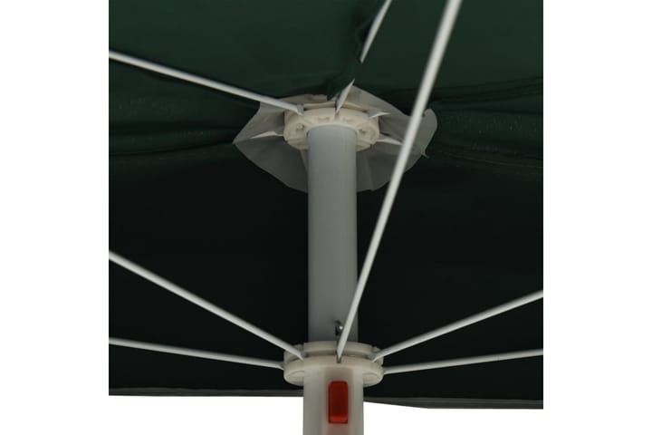 Puoliaurinkovarjo tangolla 180x90 cm vihreä - Aurinkovarjo