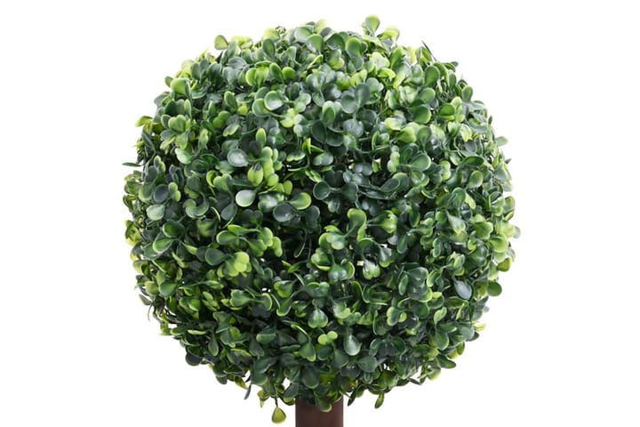 Tekokasvi puksipuu ruukulla pallonmuotoinen vihreä 118 cm - Vihreä - Parvekekukat - Tekokasvit