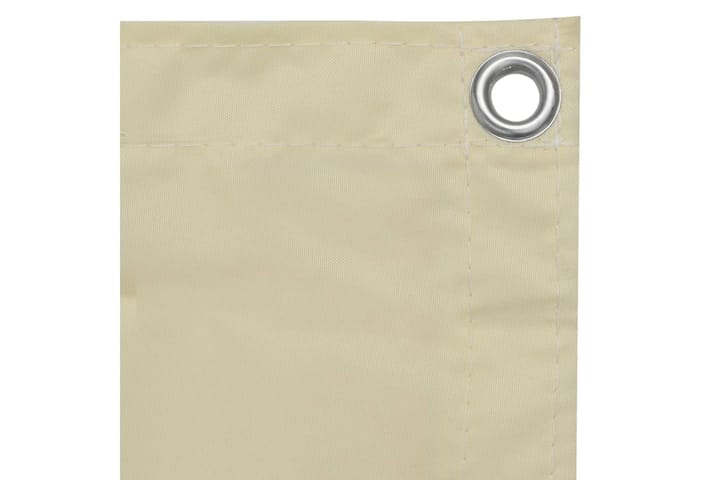 Parvekkeen suoja kerma 90x300 cm Oxford kangas - Kerma - Parvekesuoja