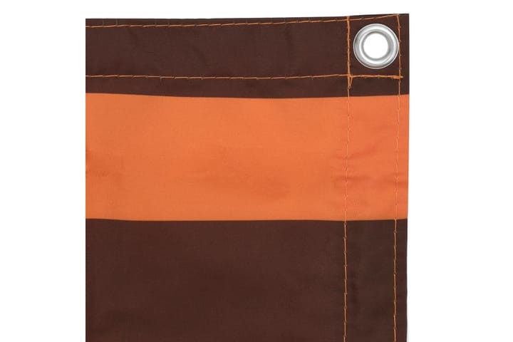 Parvekkeen suoja oranssi ja ruskea 75x300 cm Oxford kangas - Monivärinen - Parvekesuoja