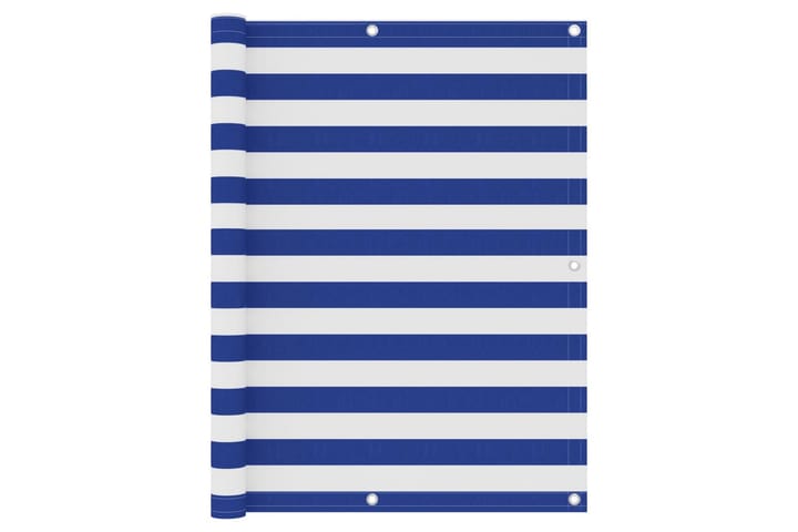 Parvekkeen suoja sinivalkoinen 120x300 cm Oxford kangas - Monivärinen - Parvekesuoja