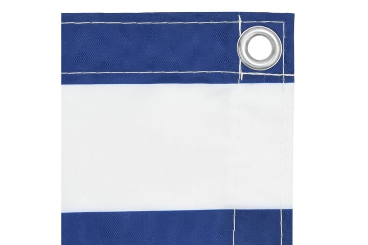 Parvekkeen suoja sinivalkoinen 90x300 cm Oxford kangas - Monivärinen - Parvekesuoja