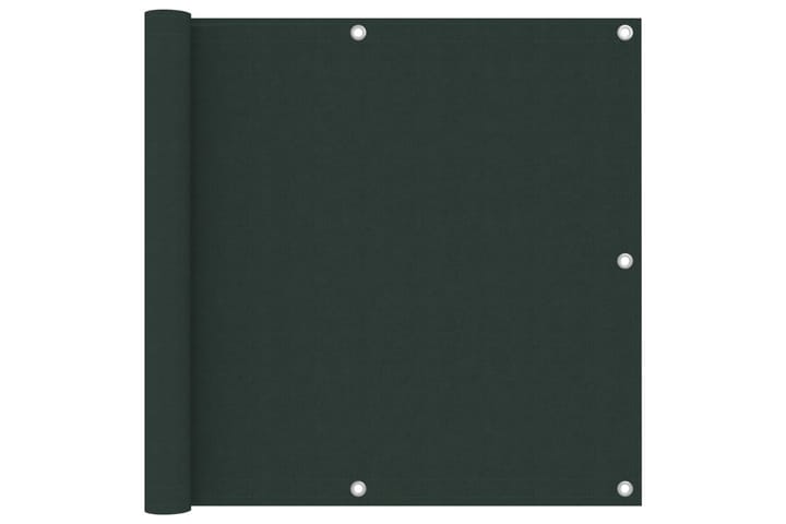 Parvekkeen suoja tummanvihreä 90x500 cm Oxford kangas - Vihreä - Parvekesuoja
