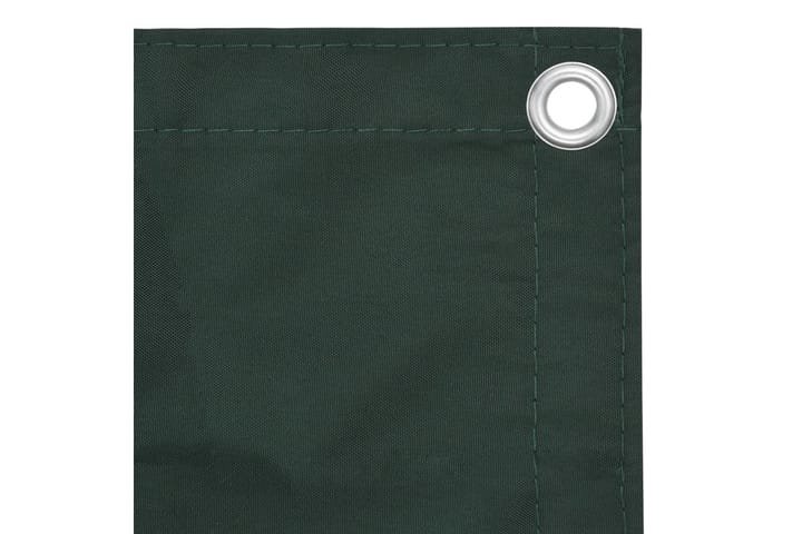 Parvekkeen suoja tummanvihreä 90x500 cm Oxford kangas - Vihreä - Parvekesuoja