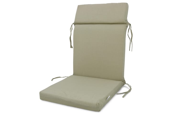 Istuinpehmuste ulkokalusteisiin - Korkea - Beige 6-pak - Säätötuolin pehmusteet