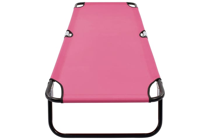 Kokoontaitettava aurinkotuoli teräs pinkki - Pinkki - Aurinkosänky & aurinkovaunu
