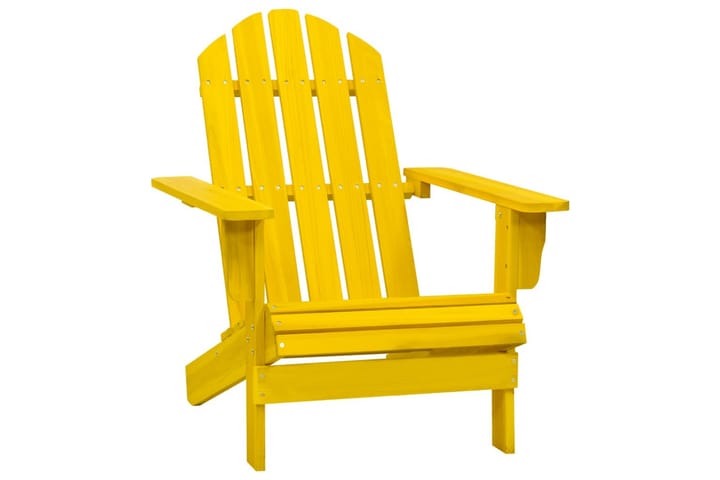 Adirondack-puutarhatuoli täysi kuusi keltainen - Keltainen - Aurinkotuoli
 - Kansituoli