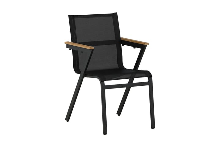 Käsinojallinen tuoli Mexico Pinottava Musta - Venture Home - Karmituoli ulos - Parveketuoli & taittotuoli ulos - Ulkotilan ruokatuoli