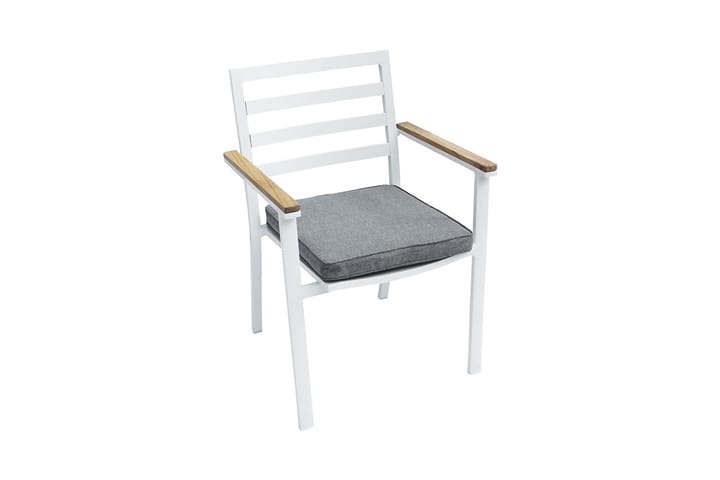 Käsinojallinen tuoli Brasilia Pinottava Valkoinen - Venture Home - Karmituoli ulos - Parveketuoli & taittotuoli ulos - Ulkotilan ruokatuoli