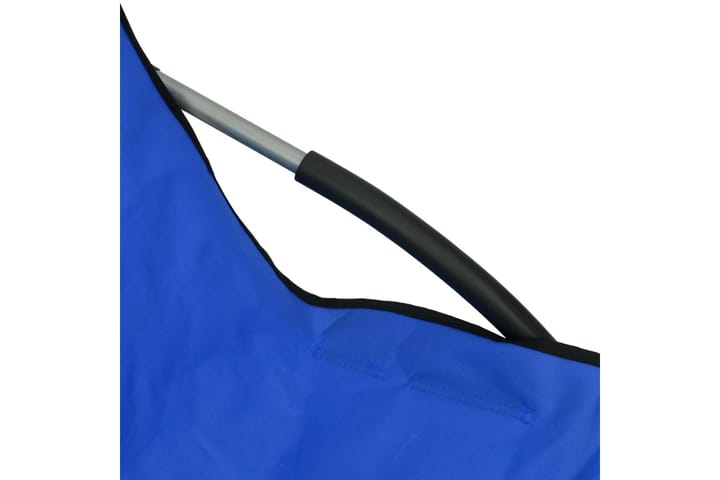Kokoontaitettavat rantatuolit 2 kpl sininen kangas - Sininen - Retkituoli & rantatuoli - Parveketuoli & taittotuoli ulos