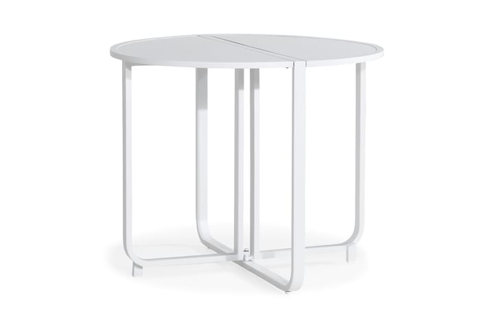 Parvekepöytä Flippy 90 cm Pyöreä - Valkoinen - Kahvilapöytä