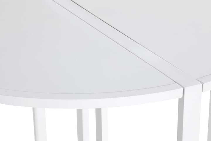 Parvekepöytä Flippy 90 cm Pyöreä - Valkoinen - Kahvilapöytä