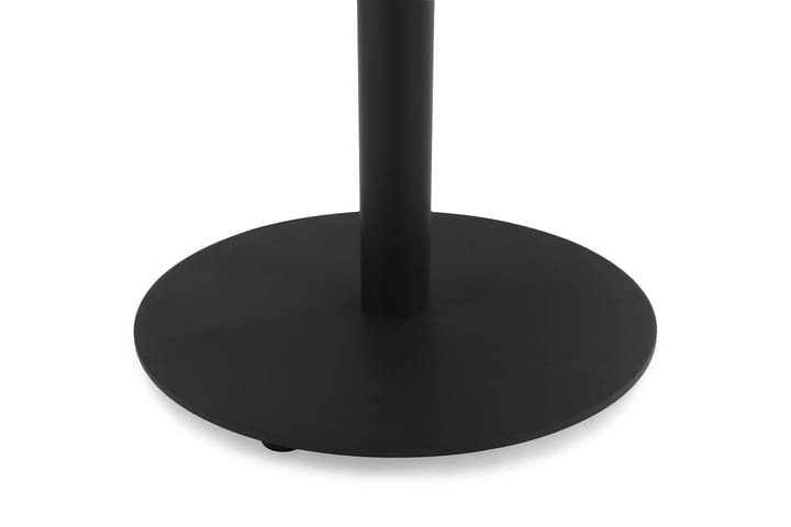 Parvekepöytä Tunis 65 cm Pyöreä - Musta/Musta - Kahvilapöytä
