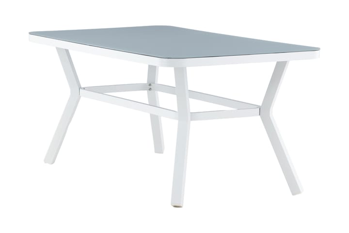 Ruokapöytä Virya 160 cm Valkoinen/Harmaa - Venture Home - Ruokapöytä terassille