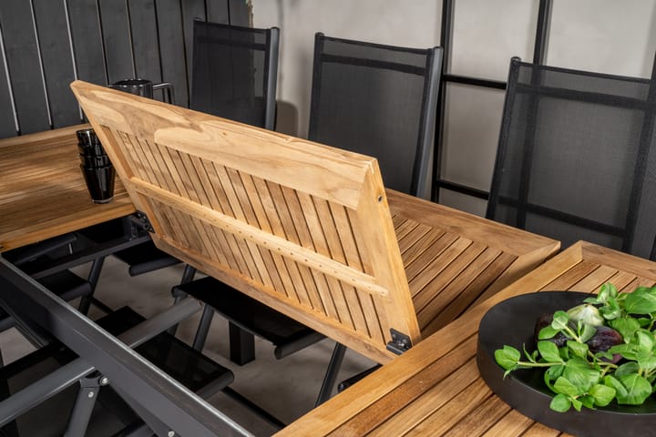 Ruokapöytä Panama Jatkettava 160-240 cm Ruskea/Musta - Venture Home - Ruokapöytä terassille