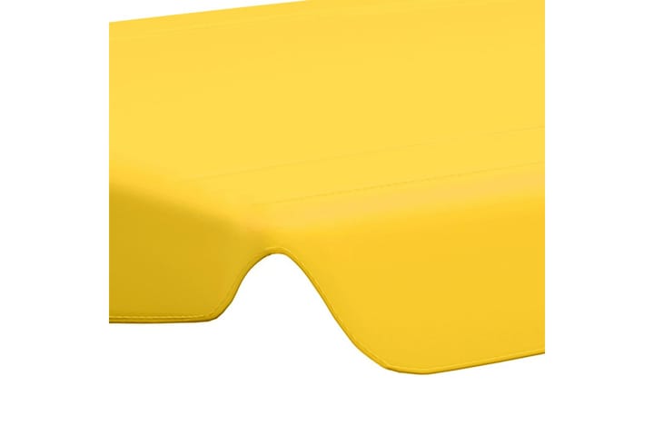 Vaihtokatos puutarhakeinuun keltainen 192x147 cm 270 g/m² - Keltainen - Pihakeinun katos - Pihakeinu & puutarhakeinu