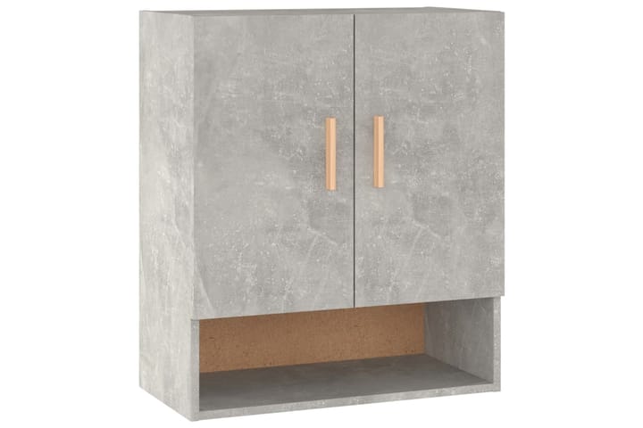 beBasic Seinäkaappi betoninharmaa 60x31x70 cm tekninen puu - Harmaa - Seinäsäilytys