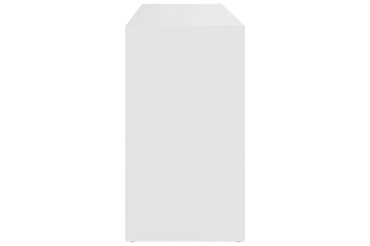 Kenkien säilytyspenkki valkoinen 103x30x54,5 cm lastulevy - Kenkäteline penkillä - Eteisen säilytys