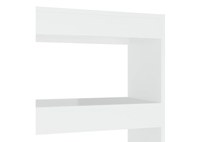 beBasic Kirjahylly/tilanjakaja korkeakiilto valkoinen 100x30x135 cm - Valkoinen - Kirjahylly - Hylly