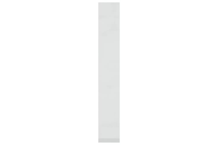 beBasic Kirjahylly/tilanjakaja korkeakiilto valkoinen 60x30x198 cm - Valkoinen - Kirjahylly - Hylly