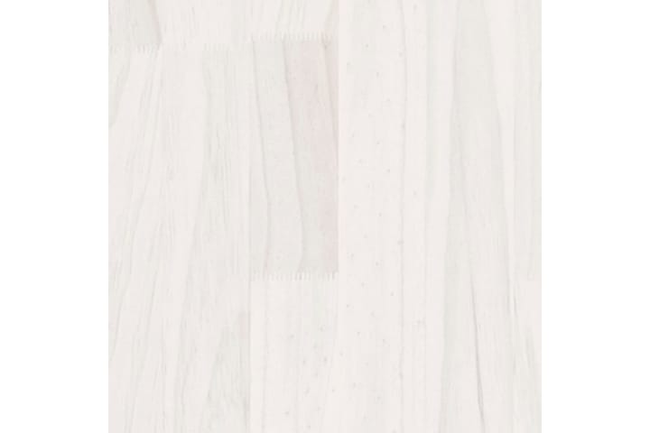 Kirjahylly valkoinen 70x33x110 cm täysi mänty - Valkoinen - Kirjahylly - Hylly