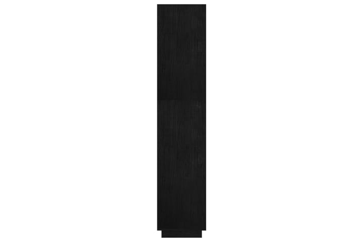 Kirjahylly/tilanjakaja musta 60x35x167 cm täysi mänty - Musta - Kirjahylly - Hylly